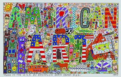 Rizzi, James, 1950 New York - 2011, Made in the U.S.A., Original Farblithografie von 1997 auf Bütten, Blattgrösse ca. 39.5x27.5cm, Motivgrösse ca. ...