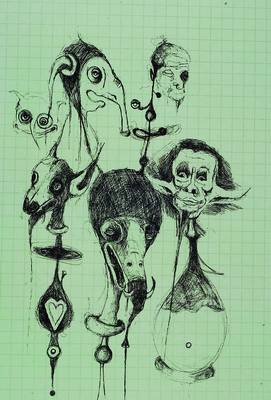 Tobias, Gerd & Uwe, geb. 1973, Ohne Titel, Lithographie, rückseitig handsigniert, ca. 36x27cm