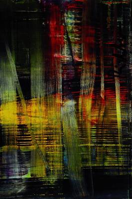 Richter ,Gerhard, geb. 1932, Postkarten Multiple/Farboffset, Wald 2005, rechts unten handsigniert, ca. 10x15cm