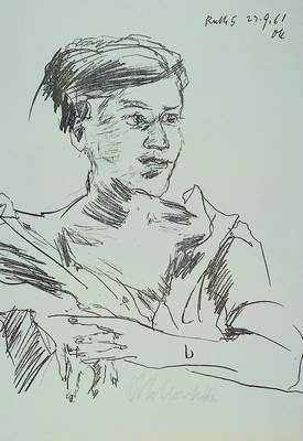 Kokoschka, Oskar, 1886-1980, Lithographie von 1961, handsigniert, ca. 63x50cm