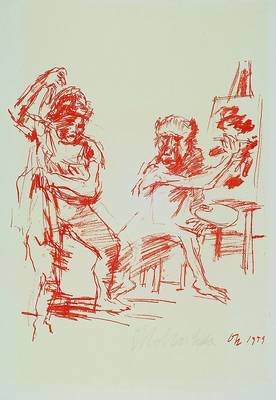 Kokoschka, Oskar, 1886-1980, Lithographie von 1959, handsigniert, ca. 63x50cm