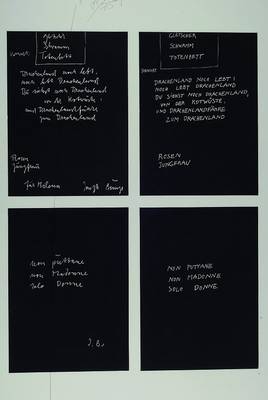 Beuys, Joseph, 1921-1986, Gletscher-Schwamm-Totenbett, Offset von 1979, handsigniert und num. 8/75, Blattgr. ca. 99x70cm, unter Glas, Rahmen