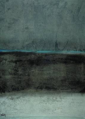 Gale, Gaston, zeitgen. belgischer Maler, Komposition in Grau und Blau, Öl/Malkarton, sign., ca. 100x73cm, R.