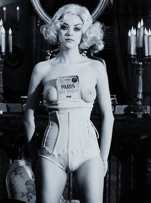 Rheims, Bettina, geb. 1952, Rose c'est Paris, s/w Fotografie von 2009, rückseitig handsigniert, Auflage 100 Exempl., ca. 40x30cm
