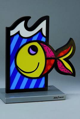 Britto, Romero, geb. 1963 Brasilien, Boomfish, Skulptur von 2009, Kunststoff, handsigniert und num. 860/1000, H.ca. 25cm