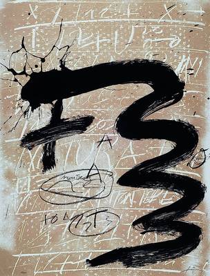 Antoni Tapies, 1923-2012, aus der Columbus Mappe "In search of a new tomorrow", Artists United for Nature, Edition Domberger 1992, ...
