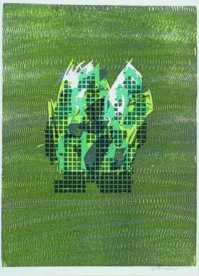 HAP Grieshaber, 1909-1981, 3 Farbholzschnitte, je handsigniert, ca. 42x30cm