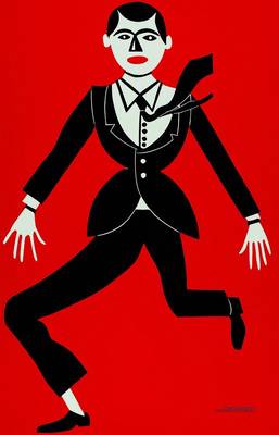 Ruckhäberle, Christoph, geb. 1972, Flucht, Linolschnitt auf dickem Velin, unsigniert, ca. 53x34cm