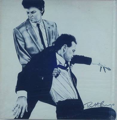 Robert Longo, geb. 1953, Glenn Branca, Vinyl-LP USA 1981, Cover gestaltet und handsigniert von Longo