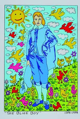 James Rizzi, 1950 - 2011, The blue Boy, Original Farblithografie von 1999 auf Bütten, Blattgröße 37x24 cm, Motivgröße 29x22 cm