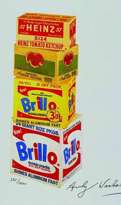 Andy Warhol, 1928-1987, Heinz, Collage, handsigniert, nummeriert 232/2400, ca. 30x42cm