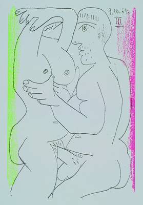 Pablo Picasso 1881-1973, Drei Lithographien auf Bütten aus Le Gout du Bonheur, Dietz Schünemann Bremen 1970, unter Aufsicht von Picasso entstanden, ...