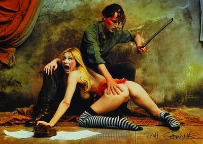 Jan Saudek, geb. 1935 Prag, Fotomultiple, The violin lesson, handsigniert, ca. 12,5x17,5cm