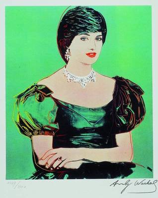 Andy Warhol, 1928-1987, Lady Di, Farbsiebdruck, handsigniert und num. 1217/2400ca. 42x29,6 cm