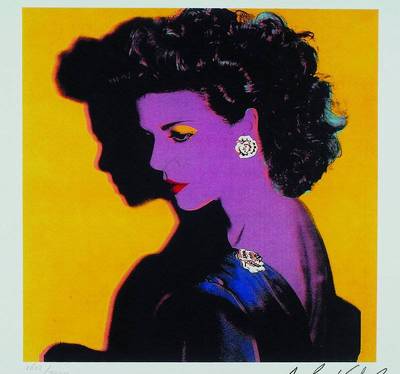 Andy Warhol, 1928-1987, Prinzessin Caroline,Farbsiebdruck, handsigniert und num. 1602/2400, ca. 41,8x29,5cm