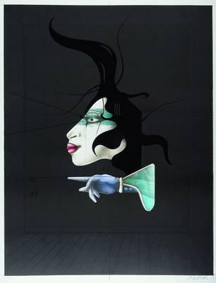 Paul Wunderlich, 1927-2010, Farblithografie,handsigniert und num. 789/1500, ca. 68,8x52,8 cm