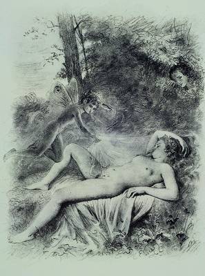 Sieben Grafiken mit erotischen Darstellungen, Heliogravuren und Lithographien