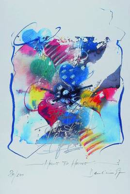Unbekannter Künstler, Heart to Heart, Farblithographie, rechts unten signiert,86/240ca. 65x49 cm