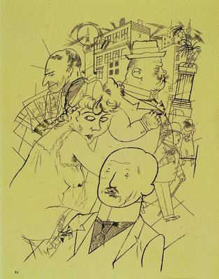 George Grosz, 1893-1959, 3 Lithos aus Ecce Homo, Malik Verlag Berlin 1923, je ca. 34.5x24.5cm