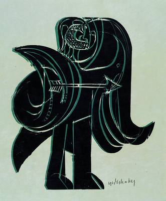 HAP Grieshaber,1909-1981, Ins Gedächtnis derErde geprägt, Margarete Hansmann, vier Gedichte HAP Grieshaber Vier Holzschnitte, Mappe mit orig. ...