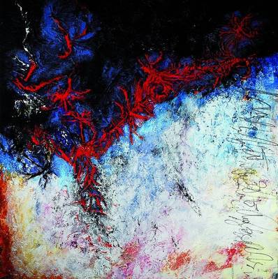 Marion Schmidt, geb. 1963 Eschwege, Metamorphose, Mischtechnik (Öl/Acryl und Wachs), rechts unten signiert, ca. 100x100cm