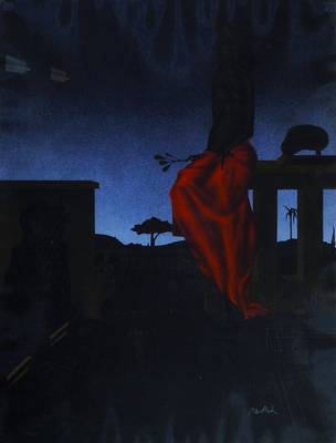 Wunderlich, Paul, 1927-2010, Lithographie Frau mit Vogel, handsigniert, num. 380/1000, ca. 85 x 64 cm, unter Glas, aufwendiger Künstlerrahmen mit l. ...