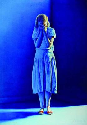 Gottfried Helnwein, geb. 1948, "Die Schande", Lithographie, handsigniert und num. 22/250, ca. 101 x 72 cm, aufwendige verglaste ...