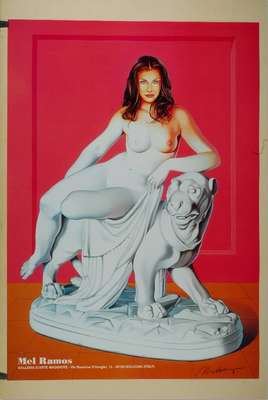 Mel Ramos, geb. 1935 Sacramento, Farboffset, handsigniert, ca. 68x47cm