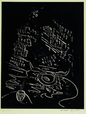 Max Ernst, 1891-1976, Lithographie, rechts unten handsigniert, num. 94/130, Lichtrand, alte Klebespuren außerhalb der Darstellung, ca. 22x28 cm