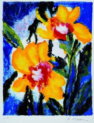 Brigitte Hoeppe, geb. 1941, Farblithographieauf Bütten, rechts unten handsigniert, gezeichnet E.A. ca. 50x39 cm