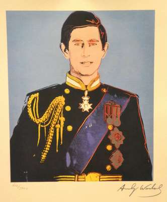 Andy Warhol, 1928-1987, Prinz Charles, Farbsiebdruck, signiert und nummeriert 603/2400