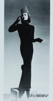 Genia Rubin geb. 1906, s/w Fotografie, rechts unten signiert, rückseitig nochmals signiert und num. N 103, ca. 24x17,5 cm