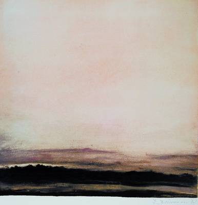 Klaus Fußmann, 1938 Velbert, Farblithographie, rechts unten signiert, datiert 77, ca. 48x49 cm, mit Knickspuren oben