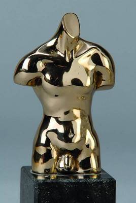 Maximilian Delius, geb. 1958, Bronzeskulptur Romeo, poliert, auf Marmorsockel, H. 17 cm