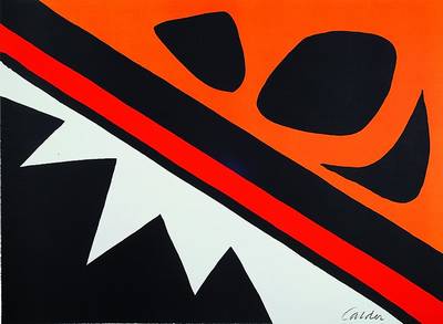 Alexander Calder, 1998-1976, Farblithographie, im Stein signiert, ca. 81x59cm