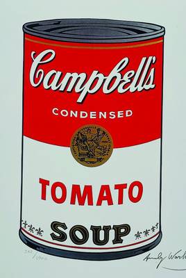 Andy Warhol, 1928-1987, Campbell's Tomato Soup, Offsetdruck, handsigniert und num. 502/2400, ca. 42x29.6 cm