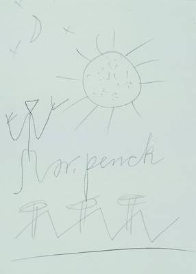 A. R. Penck, geb. 1939, Bleistiftzeichnung, auf Büttenpapier, mittig handsigniert, ca. 20x14 cm, Passepartout in schwarz, Blattmaß 23,5x14,5 cm