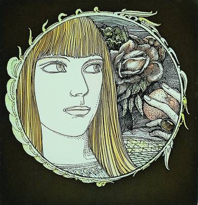 Prof. Ernst Fuchs,geb. 1930 Wien, Farblithographie, handsigniert und num. 98/250, ca. 22x21.5 cm, unter Glas, Rahmen