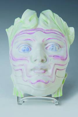 Prof. Ernst Fuchs, geb. 1930 Wien, Inkognito, Porzellanobjekt Maske Nr.2, Rosenthal limitierte Kunstreihen von 1988, num. 186/500, ca. 20x15 cm