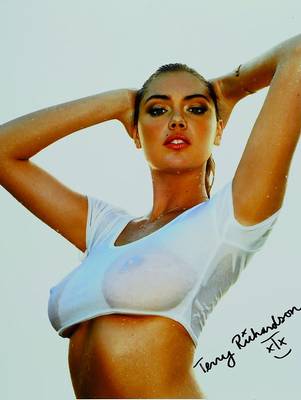 Terry Richardson, geb. 1965 New York, Farbfotografie, Model Kate Upton, handsigniert, ca. 25x20.2 cm