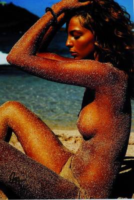 Matadin Lamsweerde, Farbfotografie, Daria Werbowy, GQ 2006, handsigniert, ca. 30x20.3 cm