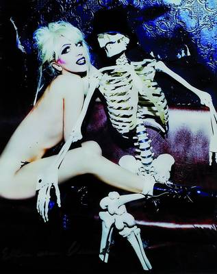 Ellen von Unwerth, geb. 1954, Farbfotografie, Lady Gaga, 2009, handsigniert,ca. 25x20.4 cm