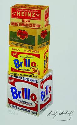 Andy Warhol, 1928-1987, Farbsiebdruck, Heinz, Collage, handsigniert und num. 807/2400, rückseitig gestempelt Sfmoma, ca. 42x29.5 cm