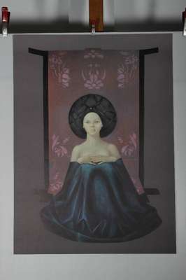 Leonor Fini, 1908-1996, Femme, Farblithografie, ca. 75x54 cm