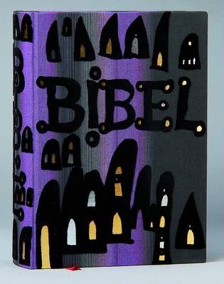 Die Bibel, illustriert von Friedensreich Hundertwasser, Pattloch Verlag 1995, Einband und Schuber auch von Hundertwasser gestaltet, neuwertiger ...