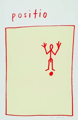 A.R. Penck, geb. 1939 Dresden, Positio, Farboffset, handsigniert, ca. 48x33 cm