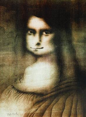 Paul Wunderlich, 1927-2010, Mona Lisa, Farblithographie, handsigniert, ca. 64.5x49.5 cm