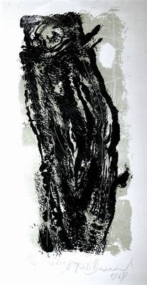 Rudi Baerwind, 1910-1982 Mannheim, L'arbre jus, zweifarbiger Holzschnitt auf Papier, handsigniert und dat. 1967, betitelt und num. 54/60, ...