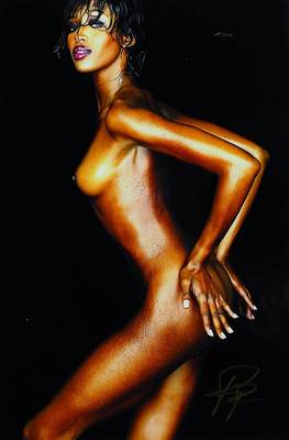 Fabricio Ferri, geb. 1972, Farbfotografie, Naomi Campbell GQ Magazine, handsigniert, ca. 30x20 cm