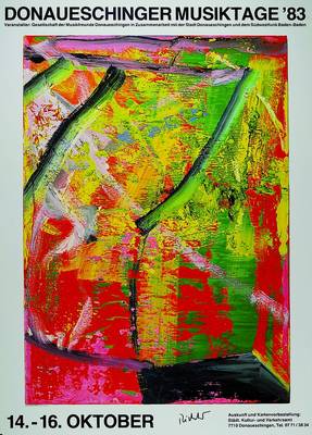 Gerhard Richter, geb. 1932 Dresden, Farboffset, handsigniert, ca. 84x59.5 cm